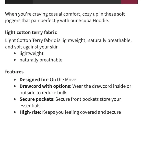 Lululemon scuba high rise joggers full length - Picture 9 of 9